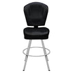 Remi 3-Channel Premium Casino Bucket Bar Stool with Circular Frame19cd32e65c03b26fa2