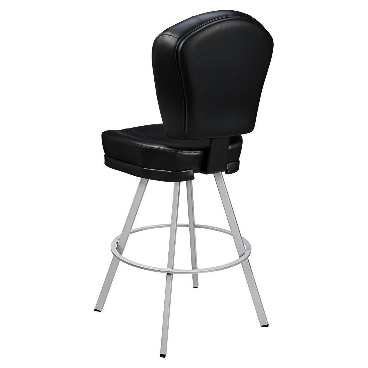 Remi 3-Channel Premium Casino Bucket Bar Stool with Circular Frame19cd32e65c069f1af2