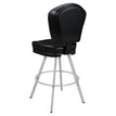 Remi 3-Channel Premium Casino Bucket Bar Stool with Circular Frame19cd32e65c069f1af2
