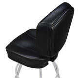 Remi 3-Channel Premium Casino Bucket Bar Stool with Circular Frame19cd32e65c037b4511