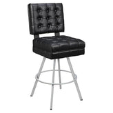 Belvedere Tufted Premium Bucket Bar Stool with Circular Frame19cd31b2f6a42c18a8