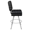 Belvedere Tufted Premium Bucket Bar Stool with Circular Frame19cd31b2f6a745a4ed