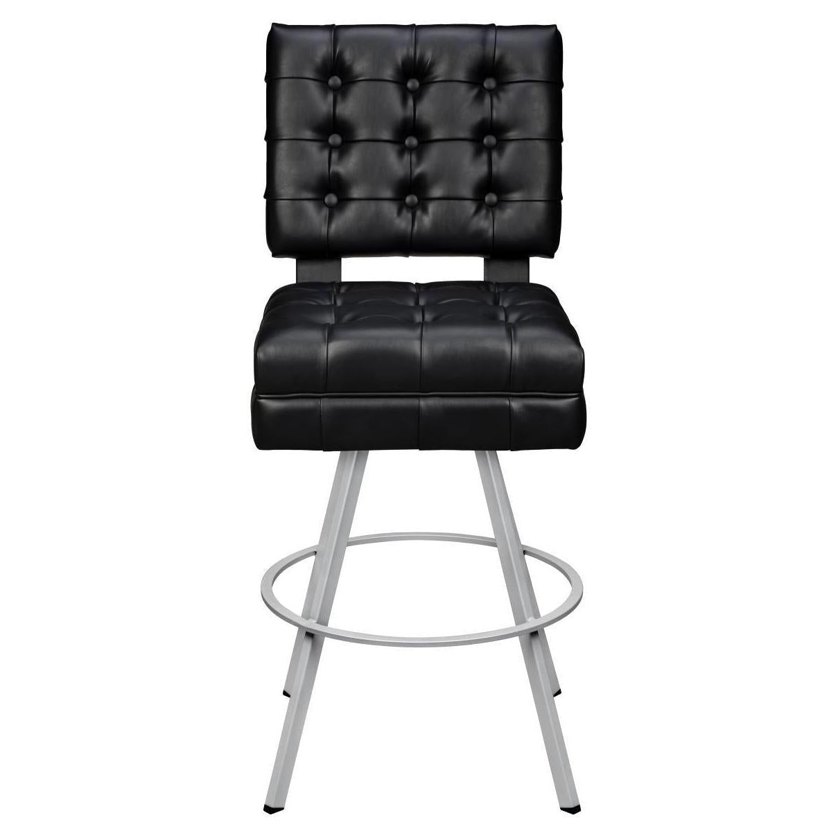Belvedere Tufted Premium Bucket Bar Stool with Circular Frame19cd31b2f6ab5d6ce
