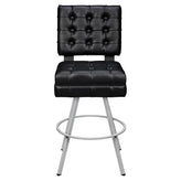 Belvedere Tufted Premium Bucket Bar Stool with Circular Frame19cd31b2f6ab5d6ce