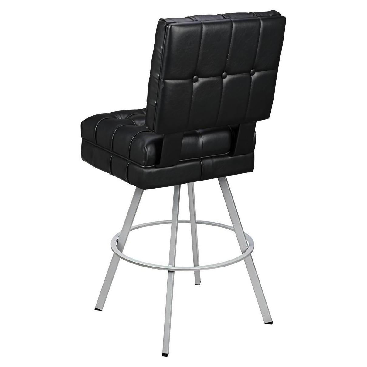 Belvedere Tufted Premium Bucket Bar Stool with Circular Frame19cd31b2f6a4cc422c