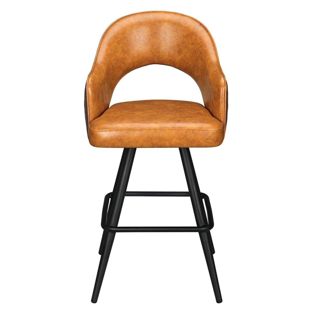 Invicta Premium Bucket Swivel Bar Stool with Square Frame19b9e726cd74ba0b85