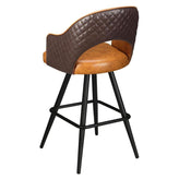 Invicta Premium Bucket Swivel Bar Stool with Square Frame19b9e726cd75520bb2