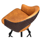 Invicta Premium Bucket Swivel Bar Stool with Square Frame19b9e726cd72bdc3b6