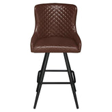 Premium Savino Swivel Bar Stool with Square Frame19ba44f01784f7c574