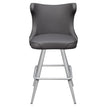 Darlo Premium Bucket Swivel Bar Stool with Square Frame19b8fe10eab688d6be