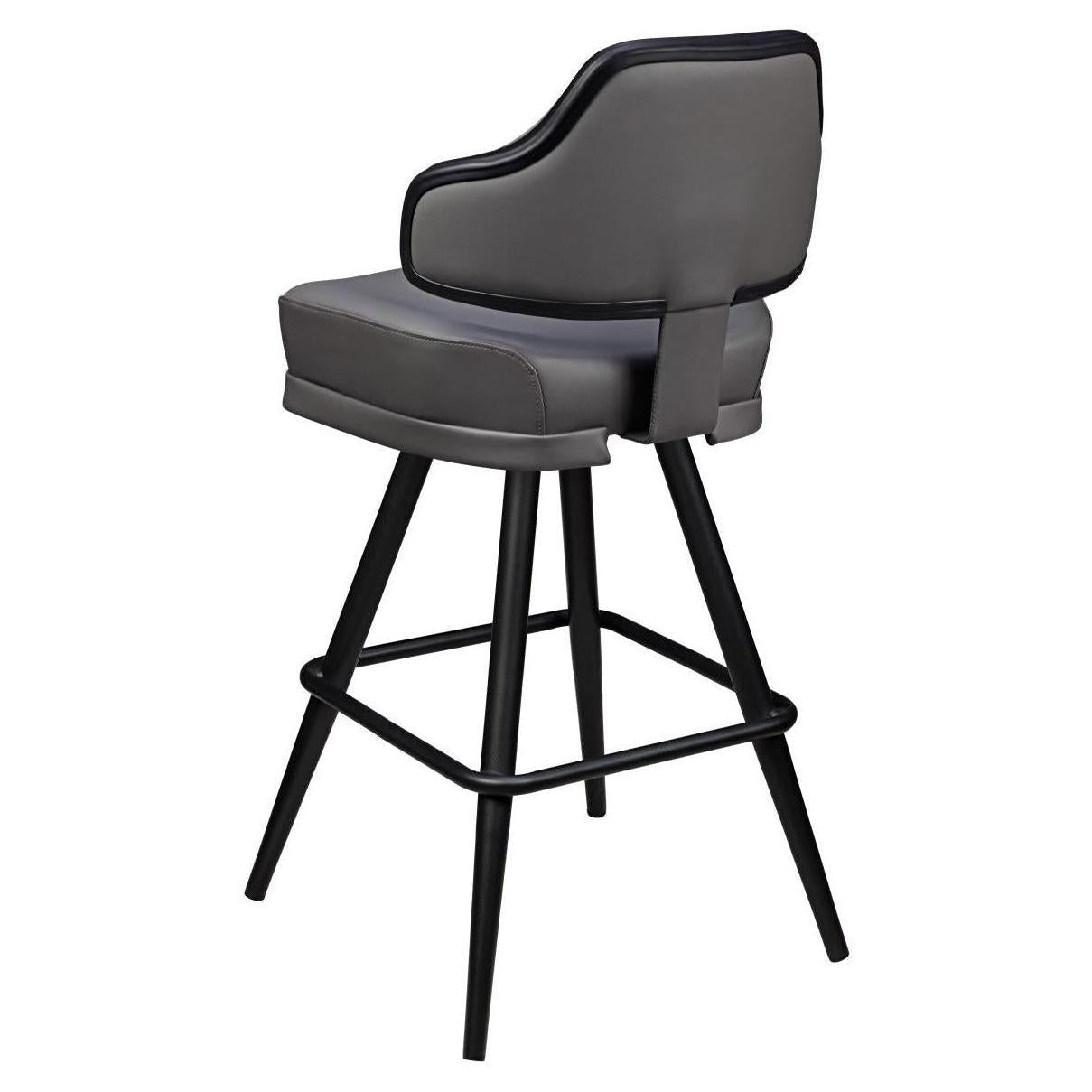 Valentino Premium Casino Bucket Bar Stool with Square Frame19cd3109e1027726e