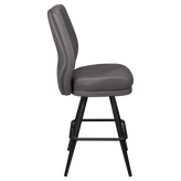 Bruno Diamond Back Premium Bucket Bar Stool with Square Frame19cd3263d94176cf28