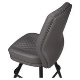 Bruno Diamond Back Premium Bucket Bar Stool with Square Frame19cd3263d94613e5d1