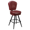 Remi 3-Channel Premium Casino Bucket Bar Stool with Square Frame19cd333ffbff0092c