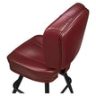 Remi 3-Channel Premium Casino Bucket Bar Stool with Square Frame19cd333ffbf1aabc6c