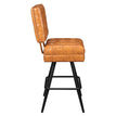Belvedere Tufted Premium Bucket Bar Stool with Square Frame19cd31cbde83813110