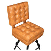 Belvedere Tufted Premium Bucket Bar Stool with Square Frame19cd31cbde844934d4