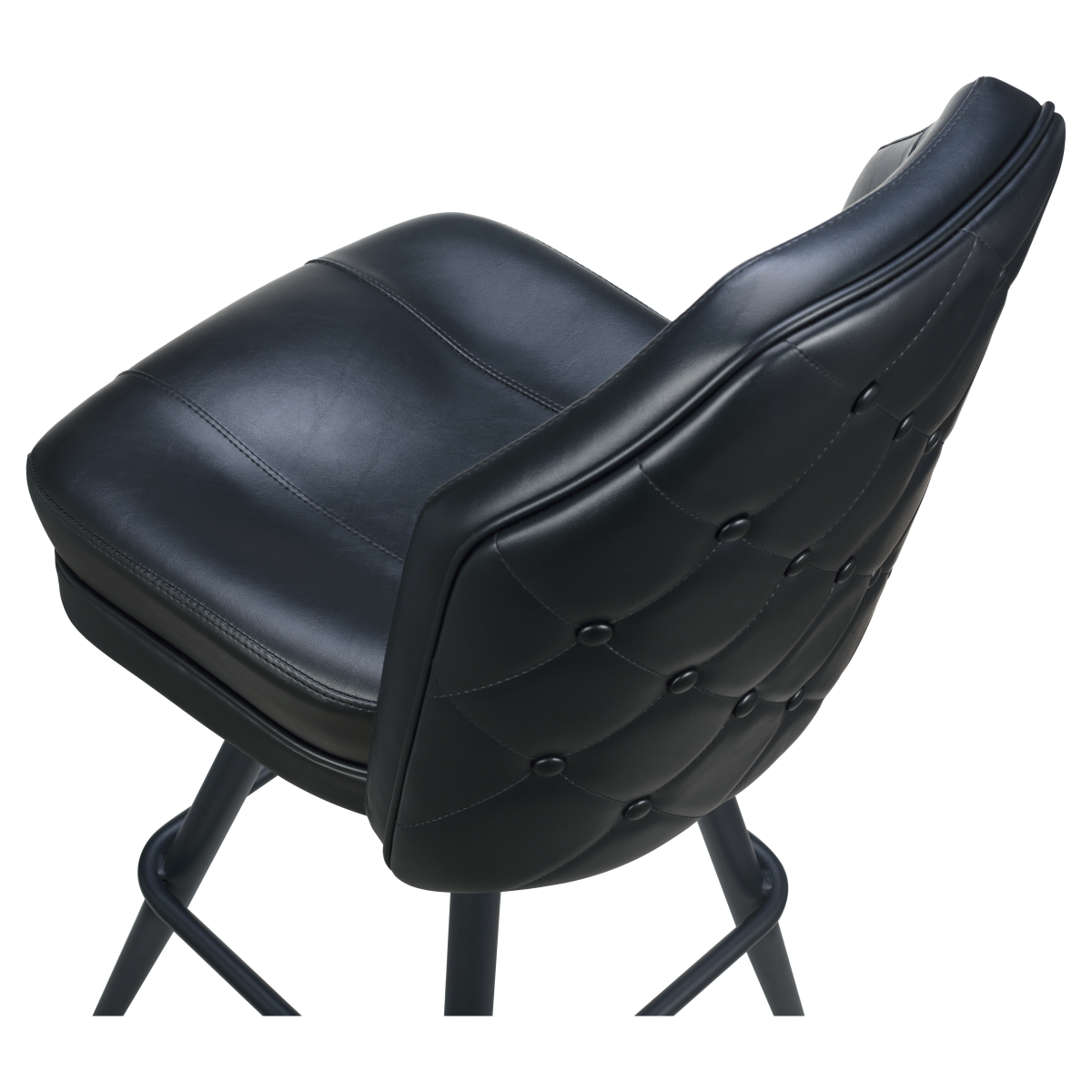Spectre Premium Casino Bucket Bar Stool with Square Frame 1a0821721d83d43b63