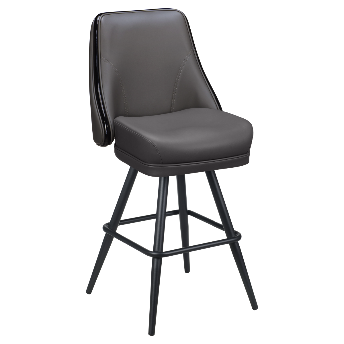 Monaco Premium Casino Bucket Bar Stool with Square Frame 1a0821630364ec38b5