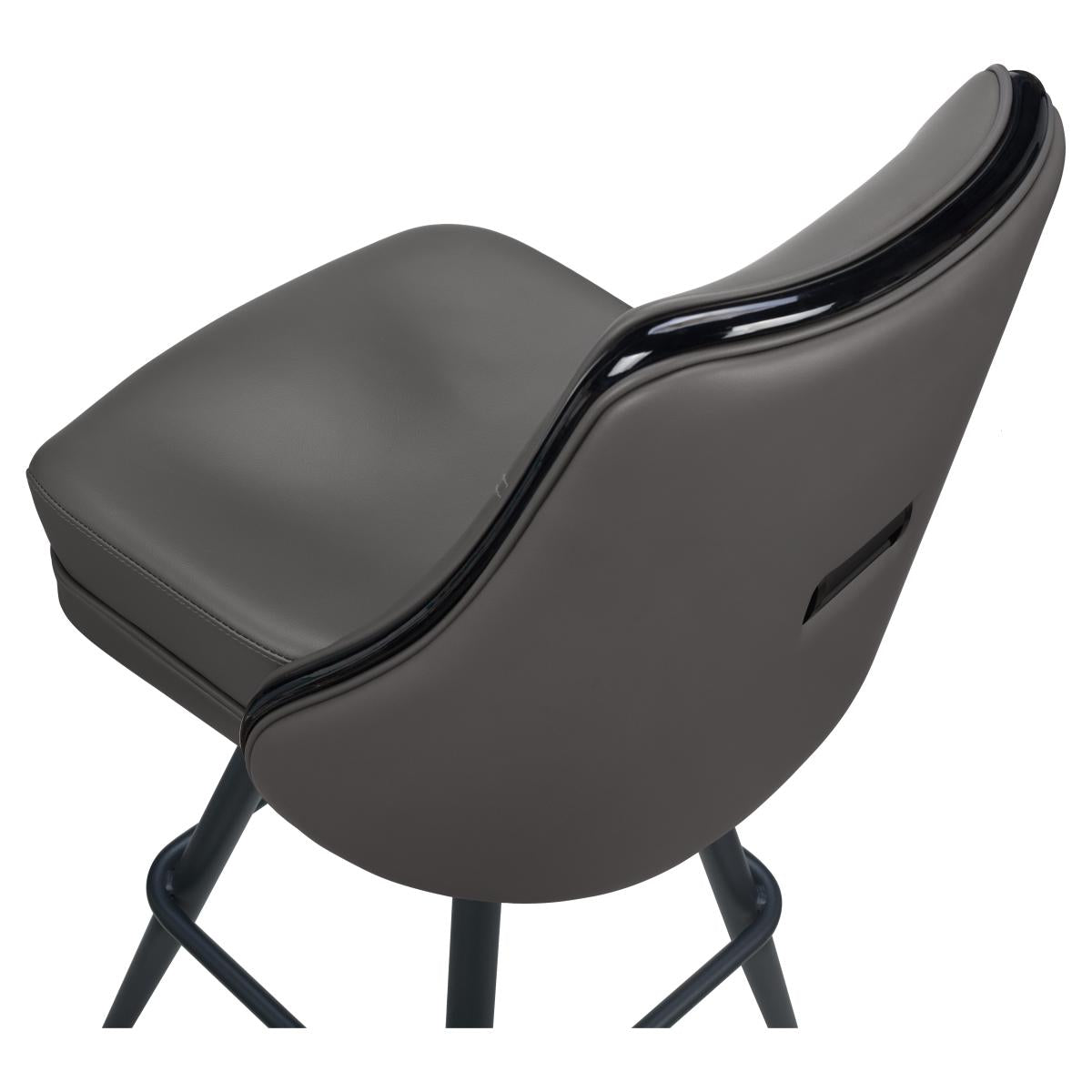 Monaco Premium Casino Bucket Bar Stool with Square Frame 1a08216303661ffb76