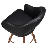 Invicta Premium Bucket Swivel Bar Stool with Vintage Frame19b9e75a06645de683