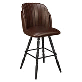 Premium Sooti Swivel Bar Stool with Vintage Frame19ba459cc4d13392aa