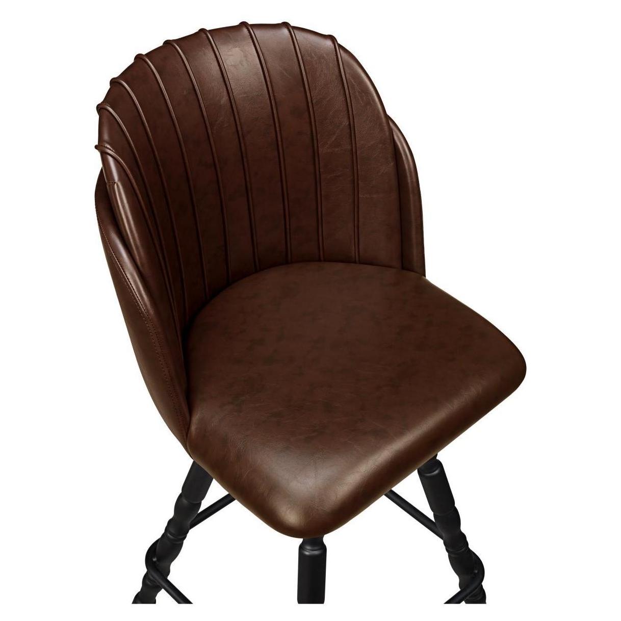 Premium Sooti Swivel Bar Stool with Vintage Frame19ba459cc4d6640b4a