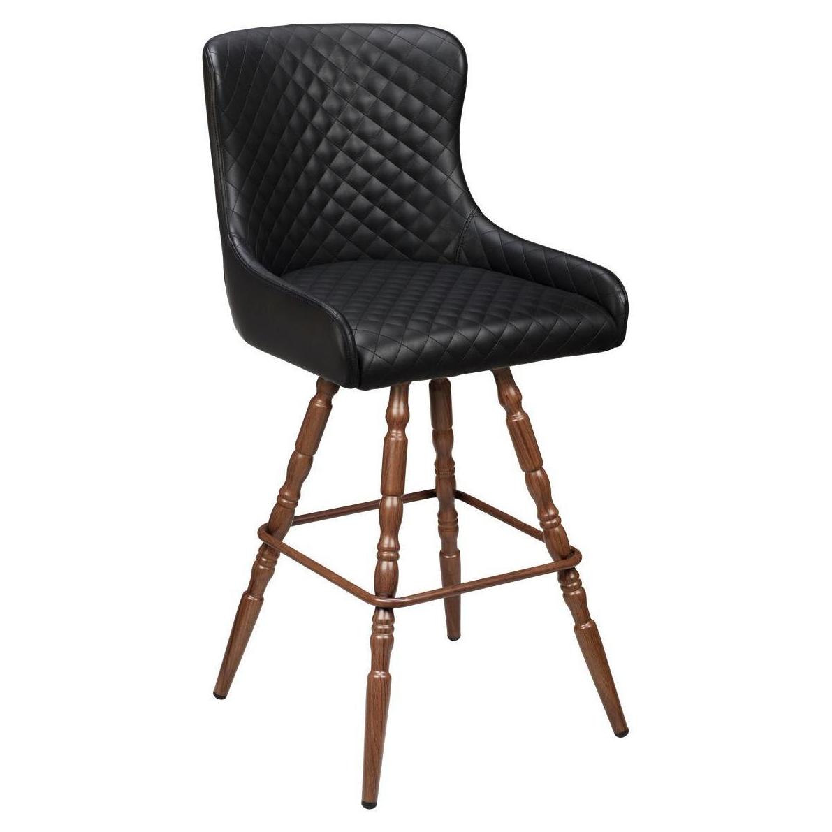 Premium Savino Swivel Bar Stool with Vintage Frame19ba45363a314b43f0