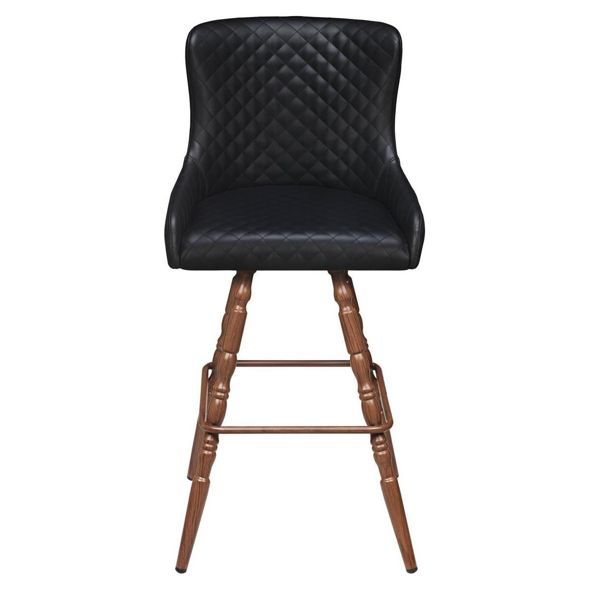 Premium Savino Swivel Bar Stool with Vintage Frame19ba45363a36ebe706