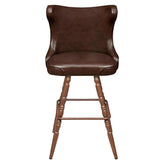 Darlo Premium Bucket Swivel Bar Stool with Vintage Frame19b8fe3ded41c80b3a