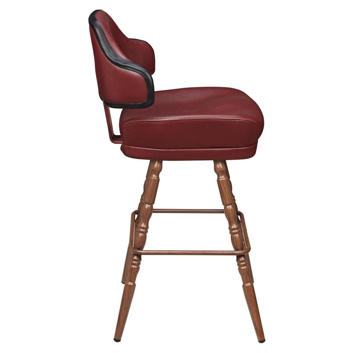 Valentino Premium Casino Bucket Bar Stool with Vintage Frame19cd318817933cb1d1