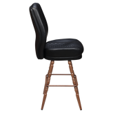 Bruno Diamond Back Premium Bucket Bar Stool with Vintage Frame19cd327fbdb14cac83