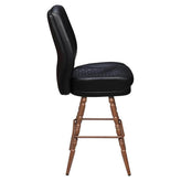 Bruno Diamond Back Premium Bucket Bar Stool with Vintage Frame19cd327fbdb14cac83