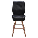 Bruno Diamond Back Premium Bucket Bar Stool with Vintage Frame19cd327fbdb23b423b