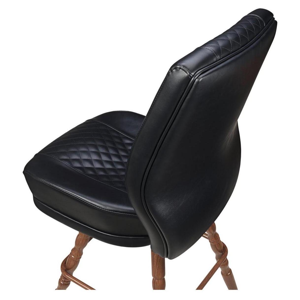 Bruno Diamond Back Premium Bucket Bar Stool with Vintage Frame19cd327fbdb54eac4a