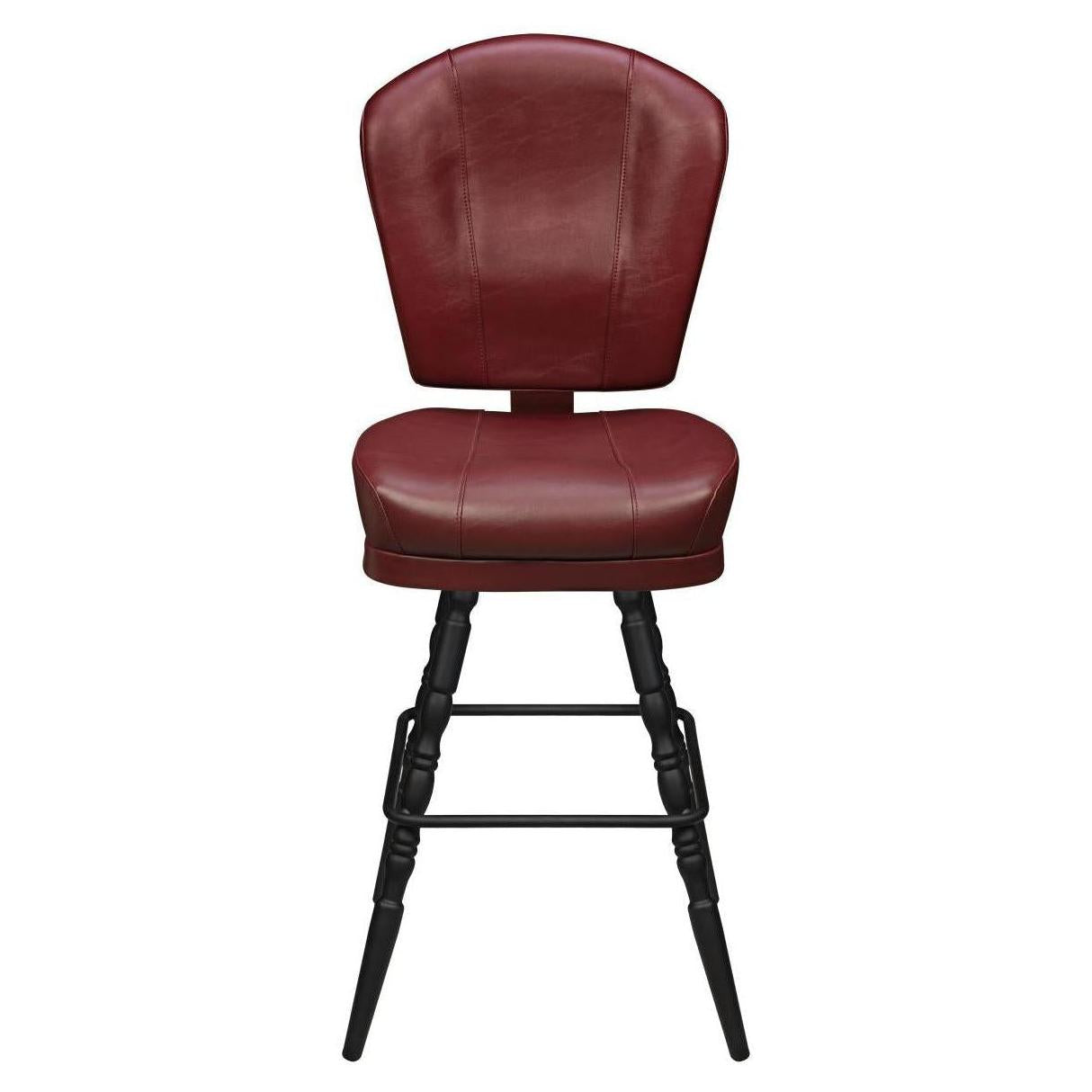 Remi 3-Channel Premium Casino Bucket Bar Stool with Vintage Frame19cd34307201bfd119
