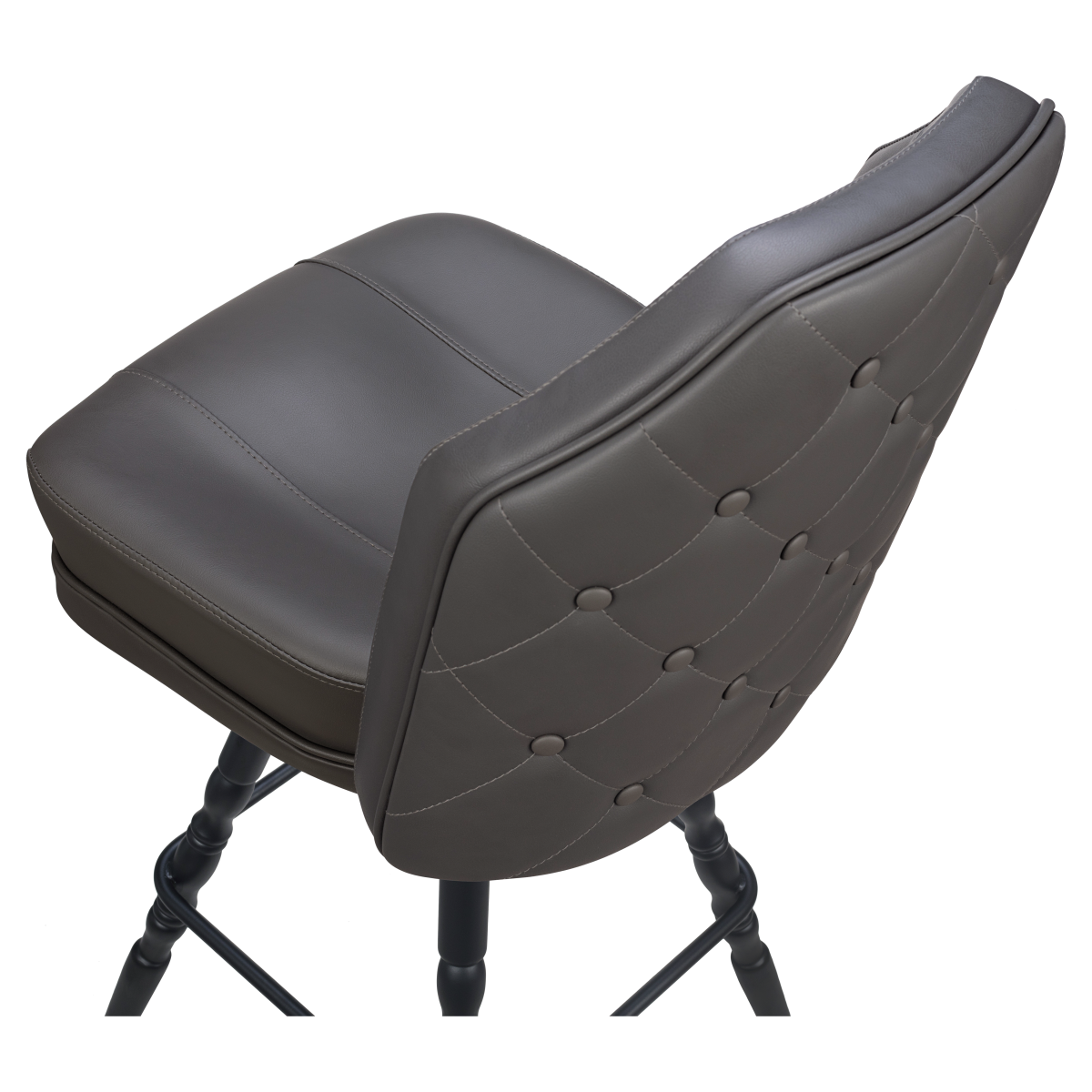 Spectre Premium Casino Bucket Bar Stool with Vintage Frame1a08216efe81f6488b