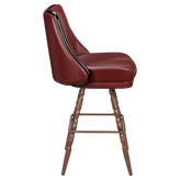 Monaco Premium Casino Bucket Bar Stool with Vintage Frame 1a08216020917cb7a0