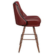 Monaco Premium Casino Bucket Bar Stool with Vintage Frame 1a08216020917cb7a0