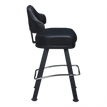 Valentino Premium Casino Bucket Bar Stool with Arched-Oval Frame19e3824dcf24648d92