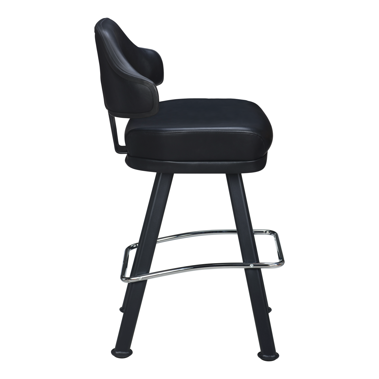Valentino Premium Casino Bucket Bar Stool with Arched-Oval Frame19e3824dcf24648d92