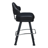 Valentino Premium Casino Bucket Bar Stool with Arched-Oval Frame19e3824dcf24648d92