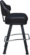Valentino Premium Casino Bucket Bar Stool with Arched-Oval Frame19e3824dcf24648d92