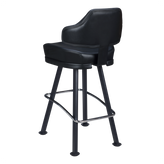 Valentino Premium Casino Bucket Bar Stool with Arched-Oval Frame19e3824dcf26ad5687