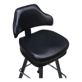 Valentino Premium Casino Bucket Bar Stool with Arched-Oval Frame19e3824dcf233582c8