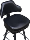 Valentino Premium Casino Bucket Bar Stool with Arched-Oval Frame19e3824dcf233582c8