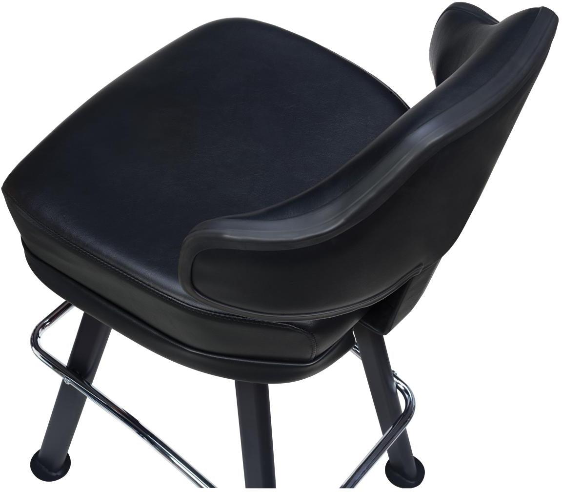 Valentino Premium Casino Bucket Bar Stool with Arched-Oval Frame19e3824dcf26ccffa6