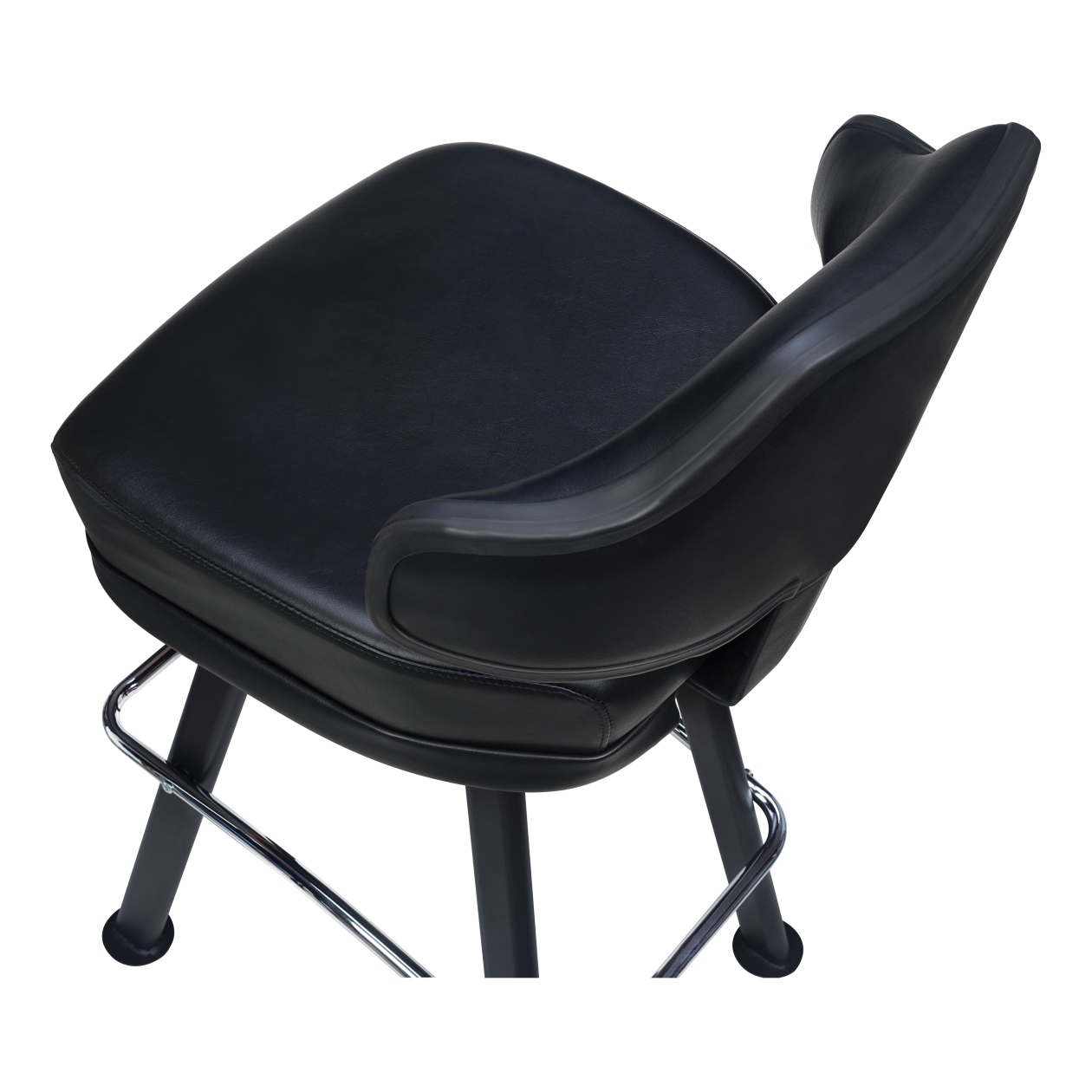Valentino Premium Casino Bucket Bar Stool with Arched-Oval Frame19e3824dcf26ccffa6