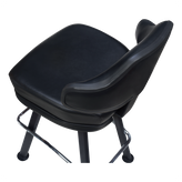 Valentino Premium Casino Bucket Bar Stool with Arched-Oval Frame19e3824dcf26ccffa6