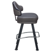 Valentino Premium Casino Bucket Bar Stool with Arched-Oval Frame1a08218cf5d4d80634